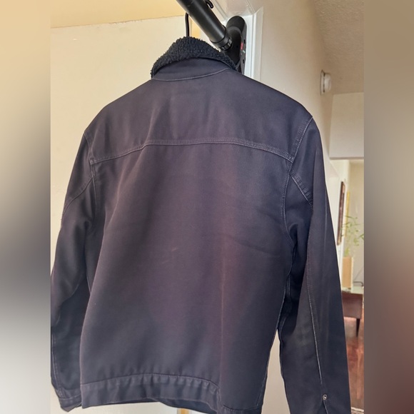 Levi's Black Trucker Sherpa-Lined Field Jacket - Picture 6 of 8